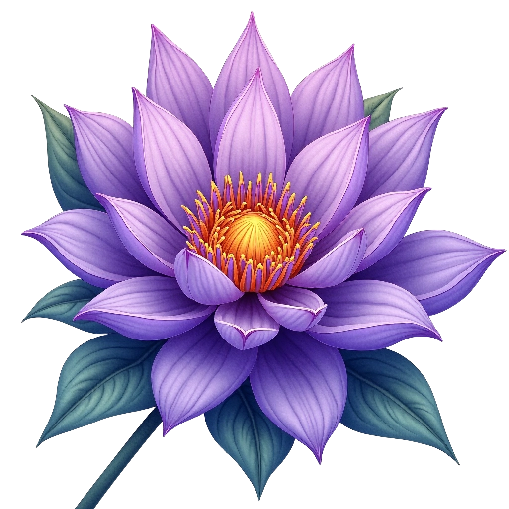 Purple Lotus Bloom